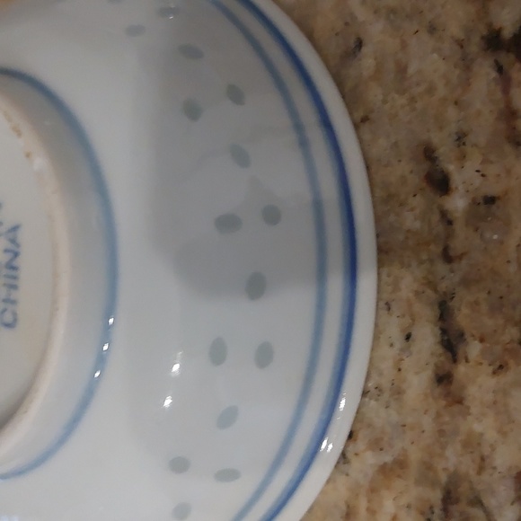 Vintage Chinese small sauce 2 bowls across 4 inches, height 1 inche - Picture 6 of 8